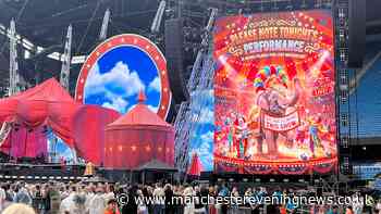 Take That at Etihad Stadium LIVE as first support act takes to the stage for The Circus show