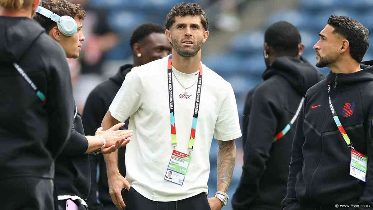 Pulisic (calf) out of USMNT's clash with Australia...
