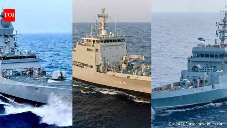 PM Modi to preside over ceremony to commission 2 warships, one survey vessel into Navy tomorrow