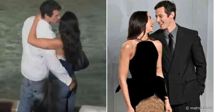 Callum Turner doesn’t try to hide raunchy gesture with Dua Lipa at busy tourist spot