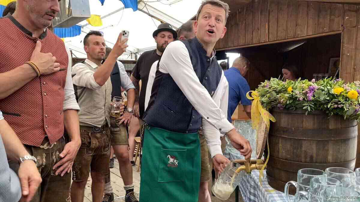 Hitzeschlacht zum Volksfestauftakt