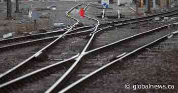 2 trains collide north of London, U.K., police response underway