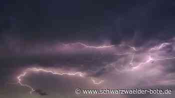Unwetterwarnung für Kreis Calw: Nach der Hitze drohen starke Gewitter