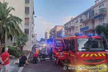 Un incendie survient au sous-sol d’un immeuble à Cannes-la-Bocca, d’importants moyens de secours déployés