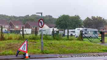 Travellers leave sports pitches as major clean-up operation begins
