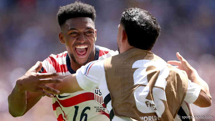 Watch as VAR awards Freeman goal to double USA lead over Australia
