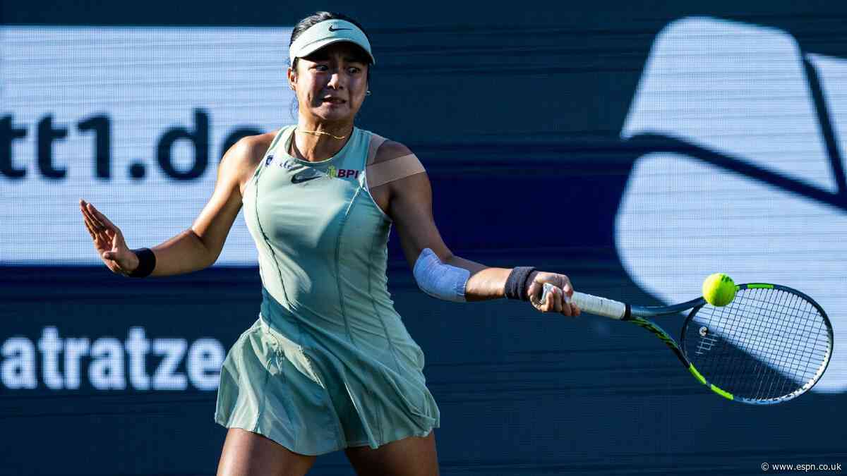 Eala's Berlin Open run reaches semis after Svitolina upset