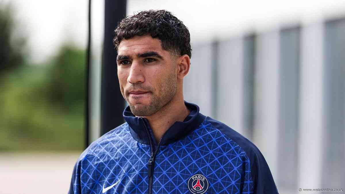 What has Achraf Hakimi been accused of hours before Scotland v Morocco?