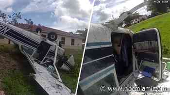 Bodycam shows officers rushing to help after small plane crash in Pembroke Pines