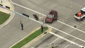 Man killed in crash involving motorcycle in Coral Springs, police say