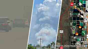 Fires burn combined 18,000 acres in Miami-Dade, Florida Forest Service worker injured