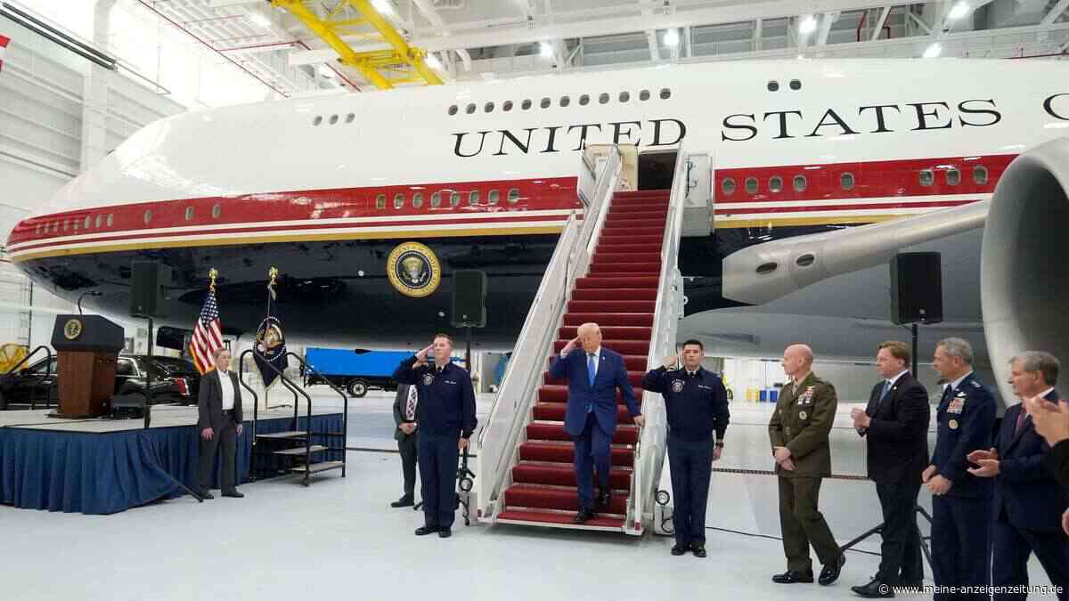 Bald Air Force One: Trump schwärmt von Jumbojet aus Katar