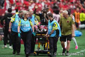 What is the 'green whistle' Canadian player Ismael Koné was given after FIFA injury?