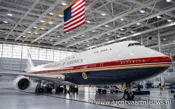 Amerikaanse luchtmacht onthult tijdelijke Air Force One die Trump cadeau kreeg