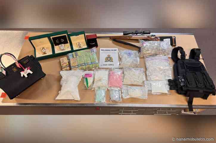 Kelowna RCMP seize $285K in drugs, guns, jewelry after multiple search warrants