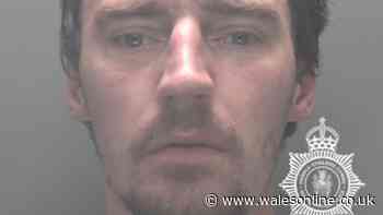 Police confront man walking through Anglesey town with knife