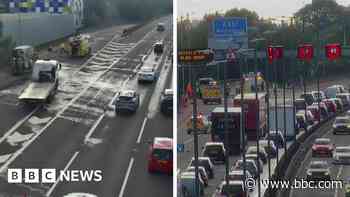Drivers warned of long M6 delays after car fire