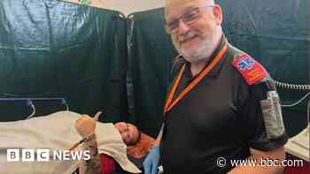 Keith the legendary Download nurse keeping metalheads fit and well