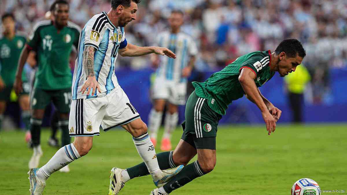 "Können nicht schweigen": Algerien reicht wegen foulendem Messi Protest ein
