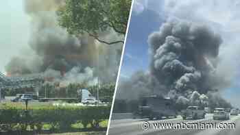 Multiple roadways closed due to Miami-Dade brush fires. These are the detours