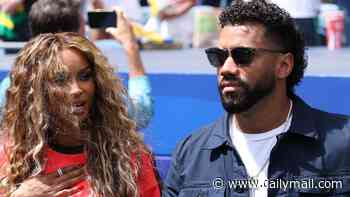 Seattle legend Russell Wilson and popstar wife Ciara lead VIPs at USA's brilliant World Cup win over Australia