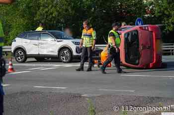 Ongeval op de Friesestraatweg in Groningen