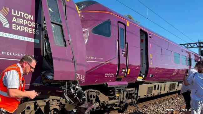 Colisión de trenes dejó un muerto y decenas de heridos en Inglaterra
