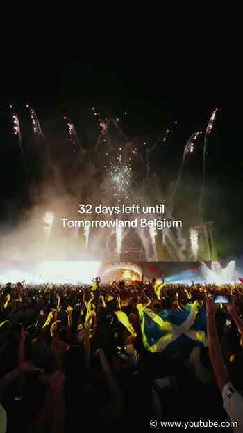 32 days left until Tomorrowland Belgium.