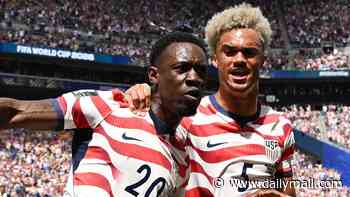 No Pulisic, no problem! Dominant USA breeze past Australia to seal World Cup knockout spot... as Seattle goes wild and fans start to dream big