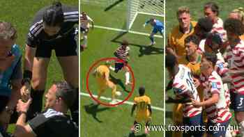 Blunder cruels fiery Socceroos fightback; Volpato sends statement in bizarre World Cup scenes — Wrap