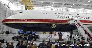 Trump unveils new Air Force One, gifted from Qatar