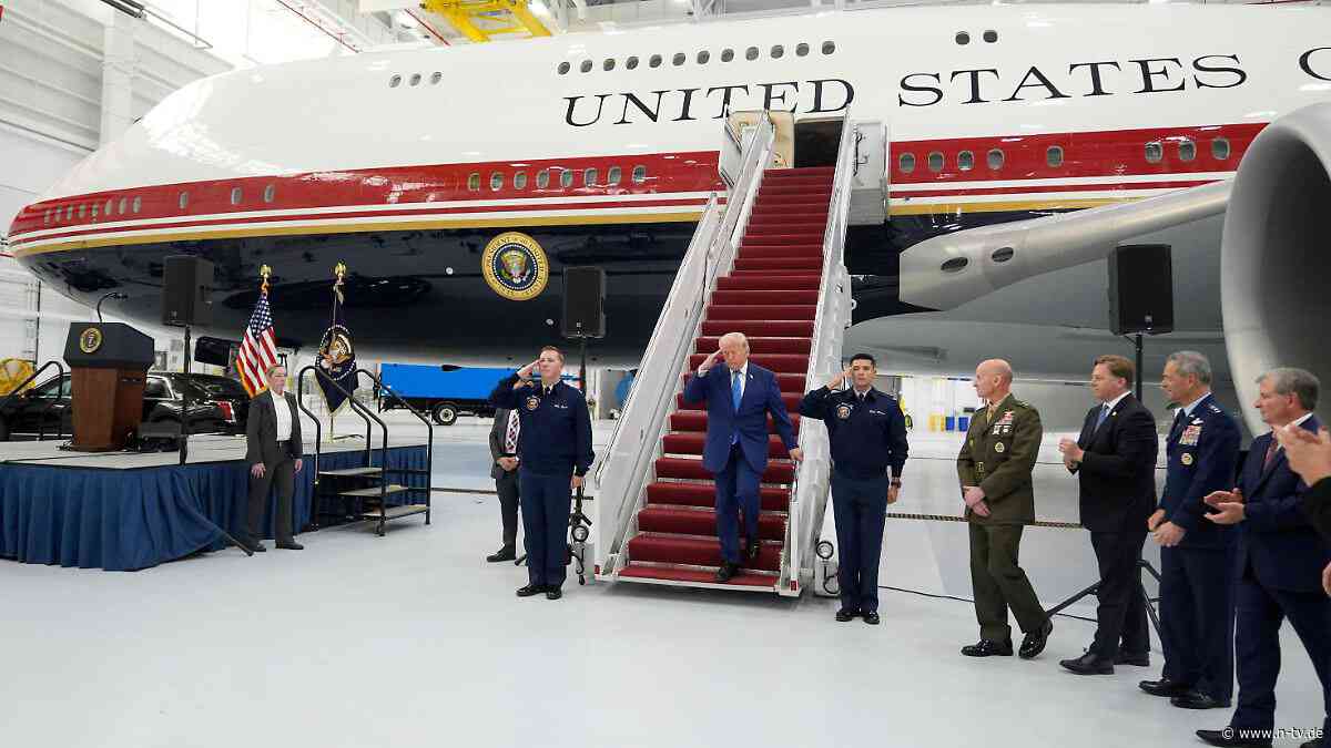 "Ein fliegendes Weißes Haus": Trump nimmt geschenkte Boeing aus Katar in Betrieb