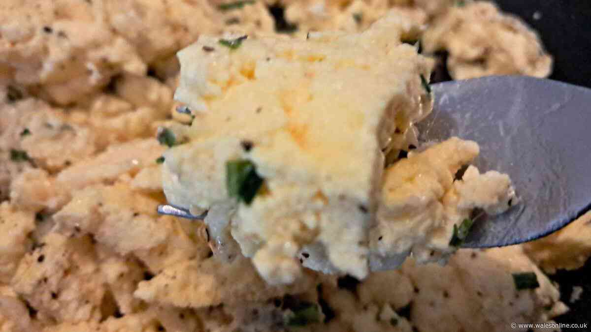 Scrambled eggs are so much better if you ditch milk for a better ingredient