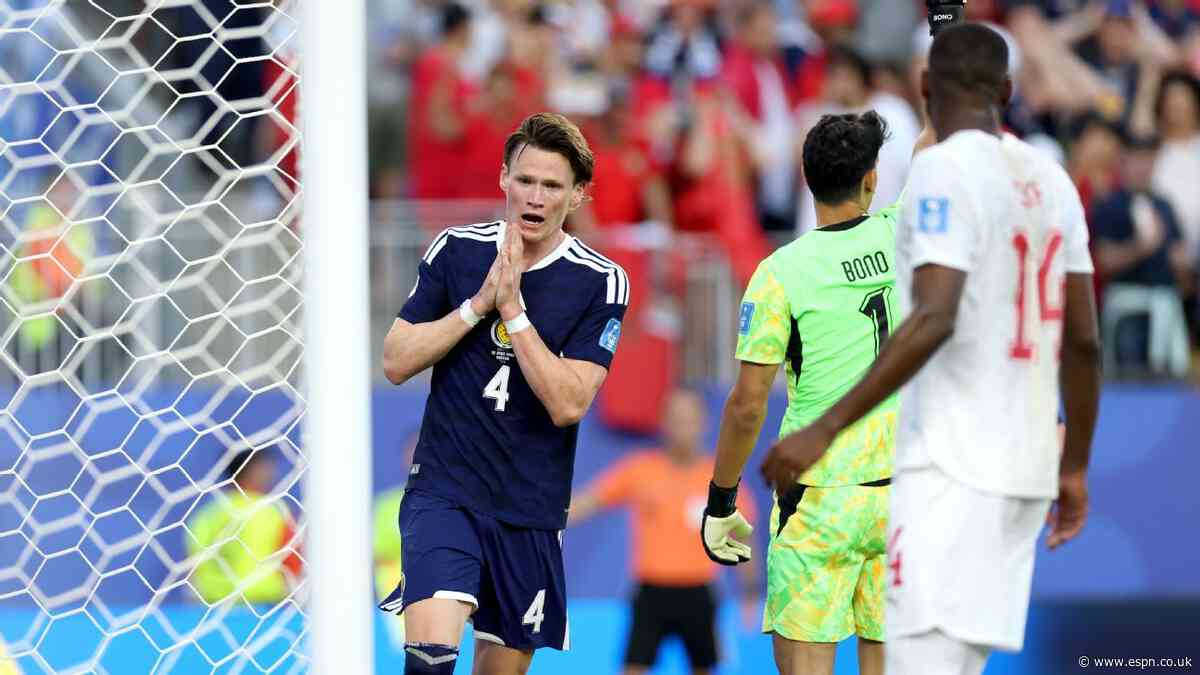 Scotland's World Cup dreams on the ropes as Morocc...