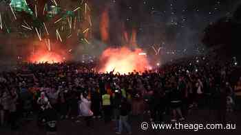 Arrests over flares, alleged sexual assault at Federation Square