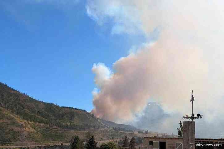 10-hectare wildfire discovered 4 km south of Lytton