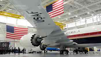“There will never be one like this’: Trump unveils the new Air Force One