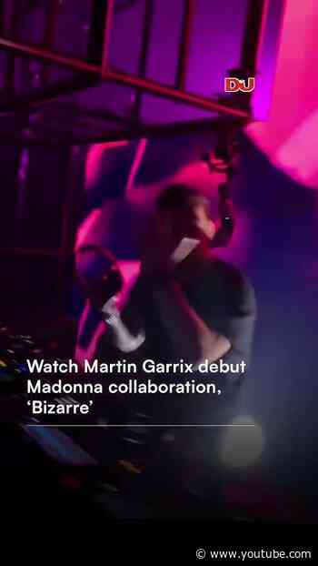 Martin Garrix & Madonna collab track debut 🪩🔥 #martingarrix #madonna