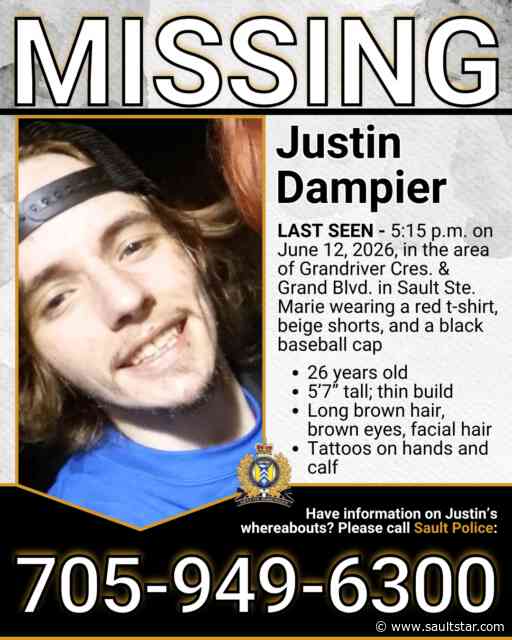 Missing Elliot Lake man last seen in Sault