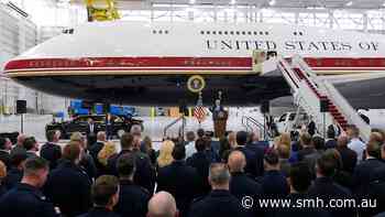 ‘A flying White House’: Donald Trump unveils the new Air Force One