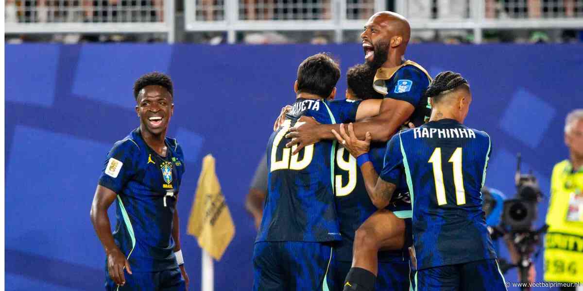 Brazilië heeft aan één helft genoeg en wint dankzij Cunha overtuigend van Haïti