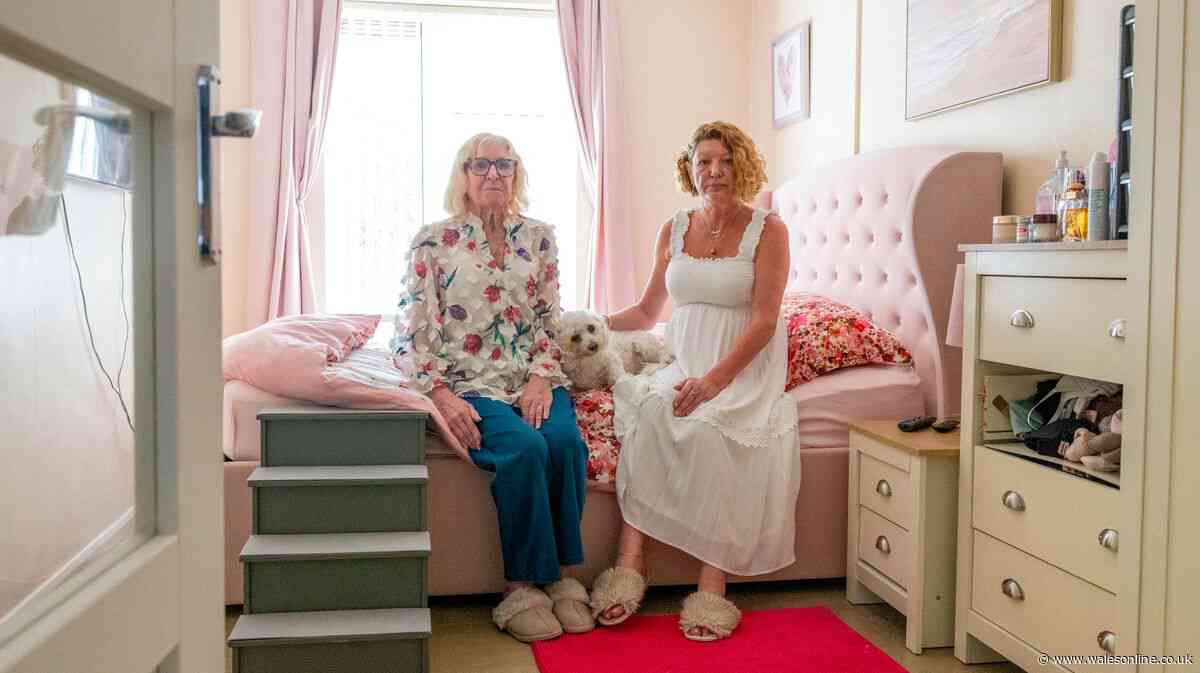 Woman in her 50s forced to share bed with her mum in one-bed flat