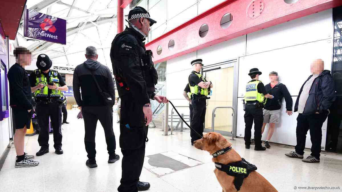 The reason why police created different exit at Liverpool Lime Street one day this week
