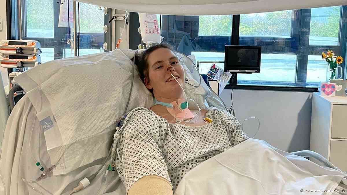 Sickest patient in Wales' biggest hospital has all her limbs amputated - after waking up with a sore throat