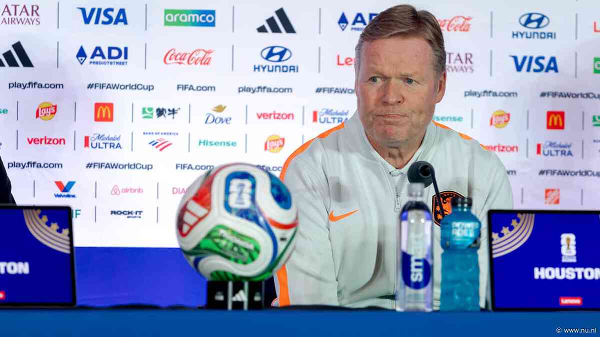 Koeman erkent alsnog ongelukkige wissels tegen Japan: 'Ik incasseer de kritiek'