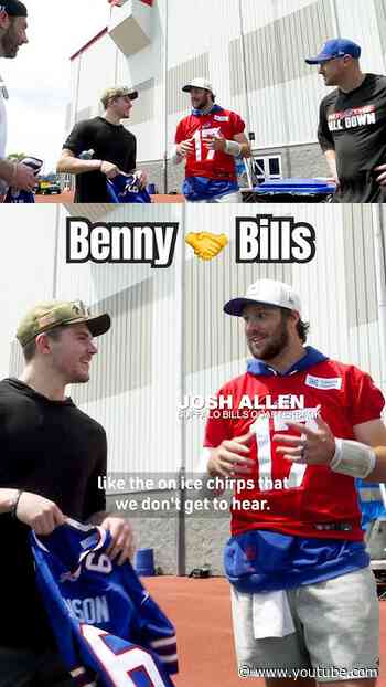 Geography and Benny don’t mix. 😂 #nhl #nfl #billsmafia