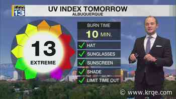 Triple-digit heat, fire danger returns to more of New Mexico this weekend
