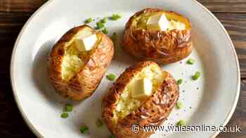 I make crispy jacket potatoes in the air fryer using 1 ingredient - no oil needed