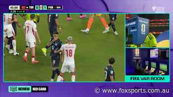 Turkiye ELIMINATED as star shown red card for covering mouth — World Cup LIVE