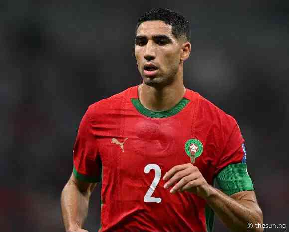 World Cup: Hakimi sets new record as Africa’s most-capped player